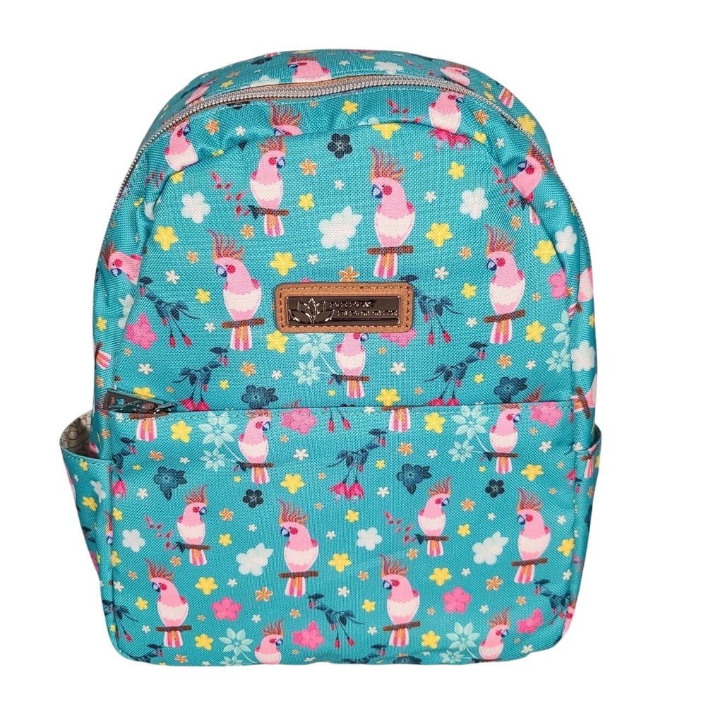 Lily Bloom Eden Backpack Parrots in Paradise Recycled Karma Bloom Blue Pink New